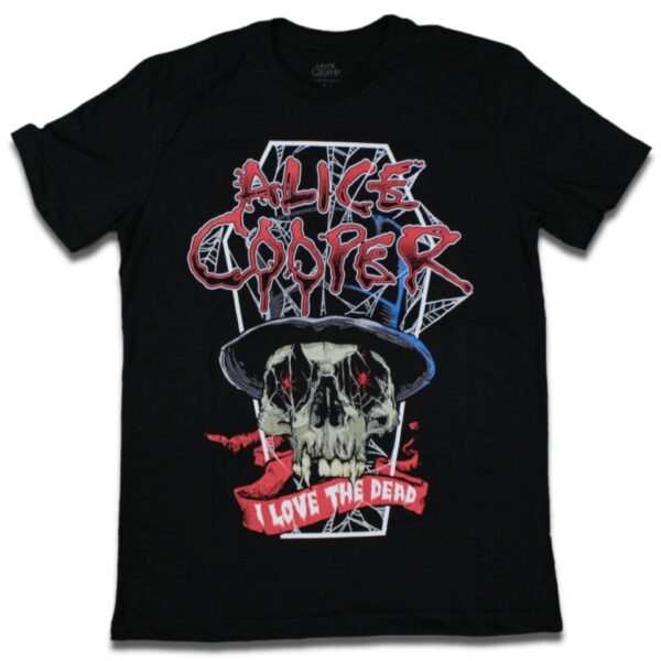 Camiseta Alice Cooper I Love The Dead Consulado do Rock