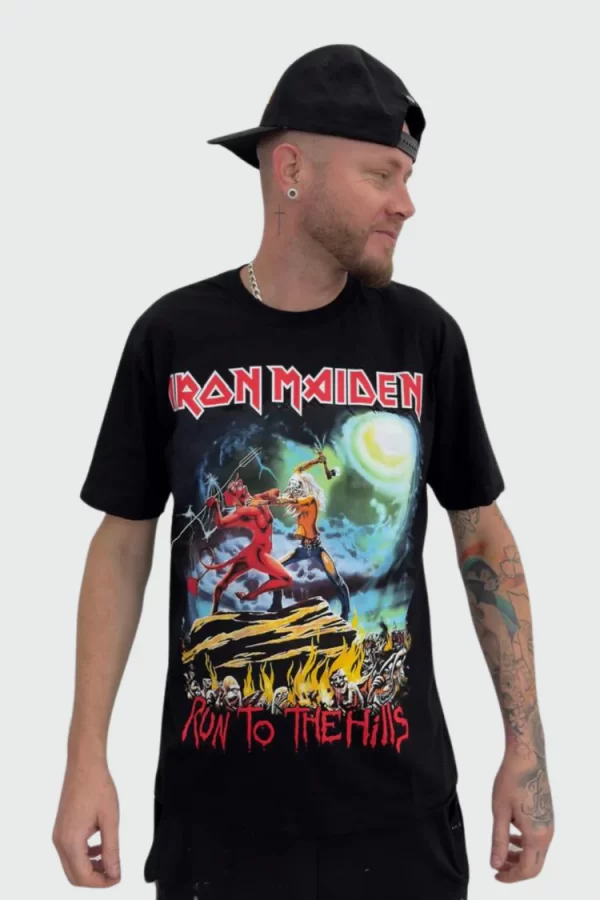 Camiseta Iron Maiden Run To The Hills - Image 3