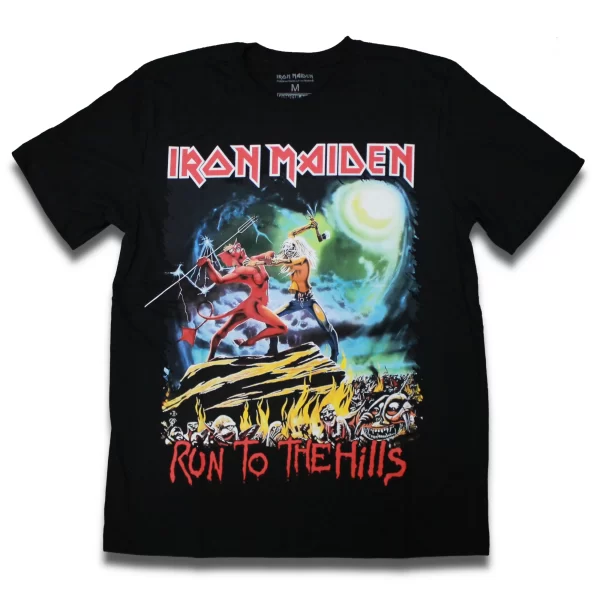 Camiseta Iron Maiden Run To The Hills