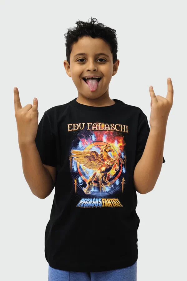 Camiseta Infantil Edu Falaschi Pegasus - Imagem 4
