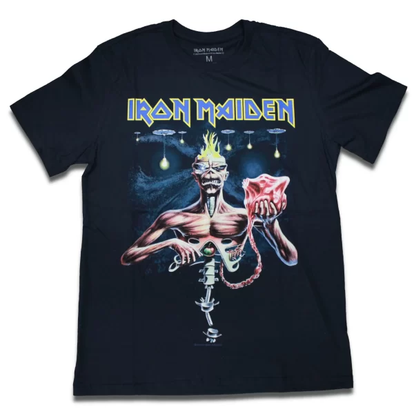 Camiseta Iron Maiden Seventh Son Azul