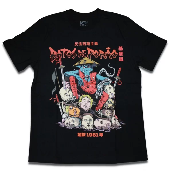Camiseta Ratos de Porão Rato Chinês
