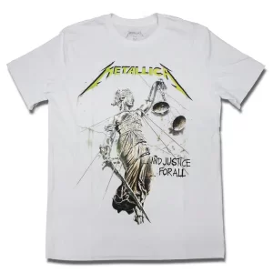Camiseta Metallica And Justice for All Branca - G