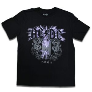 Camiseta ACDC Plug Me In - M, Preto