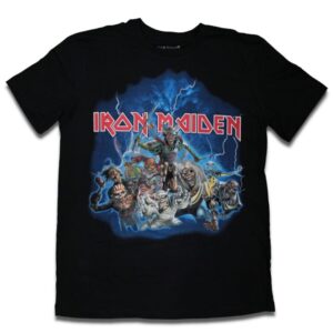 Camiseta Iron Maiden All Eddies - XXX(4G), Preto