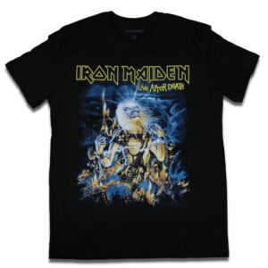 Camiseta Iron Maiden Live After Death - M, Preto