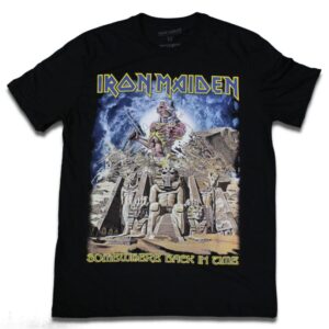 Camiseta Iron Maiden Somewhere Back in Time - XXX(4G), Preto