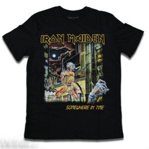 Camiseta Iron Maiden Somewhere in Time - XXX(4G), Preto