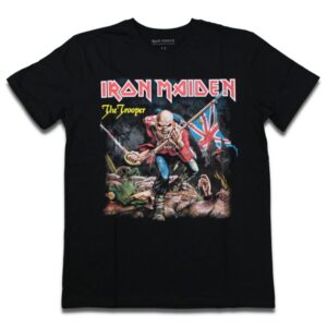 Camiseta Iron Maiden The Trooper - PP, Preto