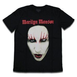 Camiseta Marilyn Manson Rosto
