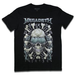 Camiseta Megadeth Thirteen - P, Preto