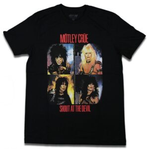 Camiseta Motley Crue Shout at the Devil - GG, Preto