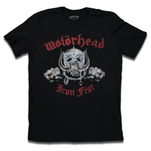 Camiseta Motorhead Double Fist - Preto, P