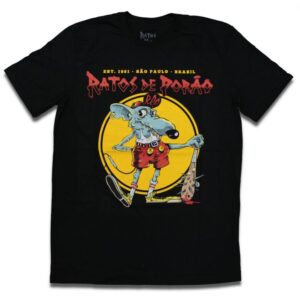Camiseta Ratos de Porão Mickey Pirata - G, Preto