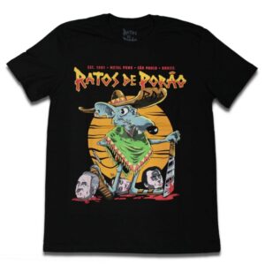 Camiseta Ratos de Porão Rato Brujeria