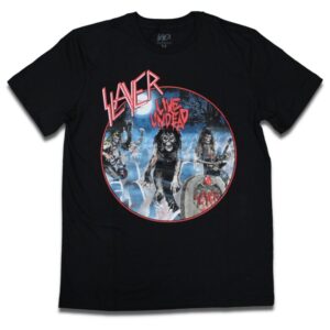 Camiseta Slayer Live Undead - P, Preto