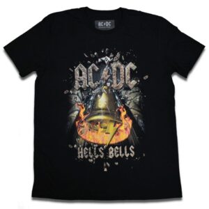 Camiseta ACDC Hells Bells - G, Preto