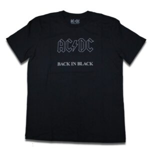Camiseta ACDC Back In Black Tape