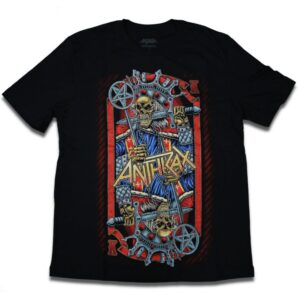 Camiseta Anthrax Evil Kings - P, Preto