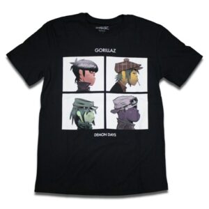 Camiseta Gorillaz Demon Days - Preto, XXX(4G)