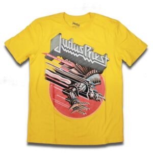 Camiseta Judas Priest Screaming Amarela