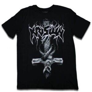Camiseta Krisiun Plague Cross - XXX(4G), Preto