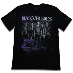 Camiseta Black Veil Brides Pentagram - M, Preto