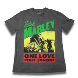 Camiseta Bob Marley One Love Peace Concert