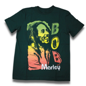 Camiseta Bob Marley - GG, Verde