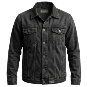 Jaqueta Jeans Preta - G, Preto