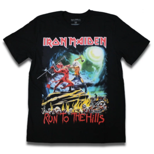 Camiseta Iron Maiden Run To The Hills - P, Preto